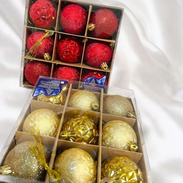 Набір куль 6см. Розмір 9см.